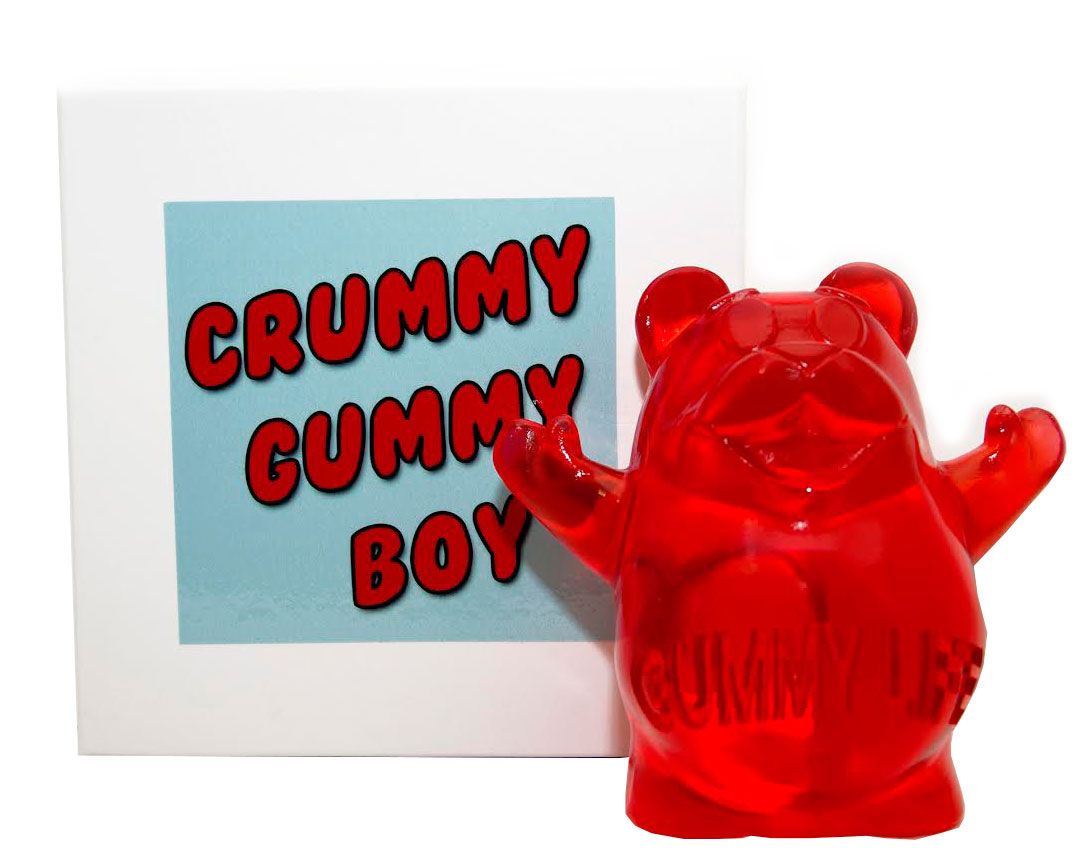 Crummy Gummy's "Crummy Gummy Boy" resin NYCC 2014 exclusive! Designer Toy
